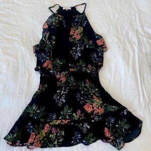 Parker dress, smocked waist, floral, XS, p8a3547pgp